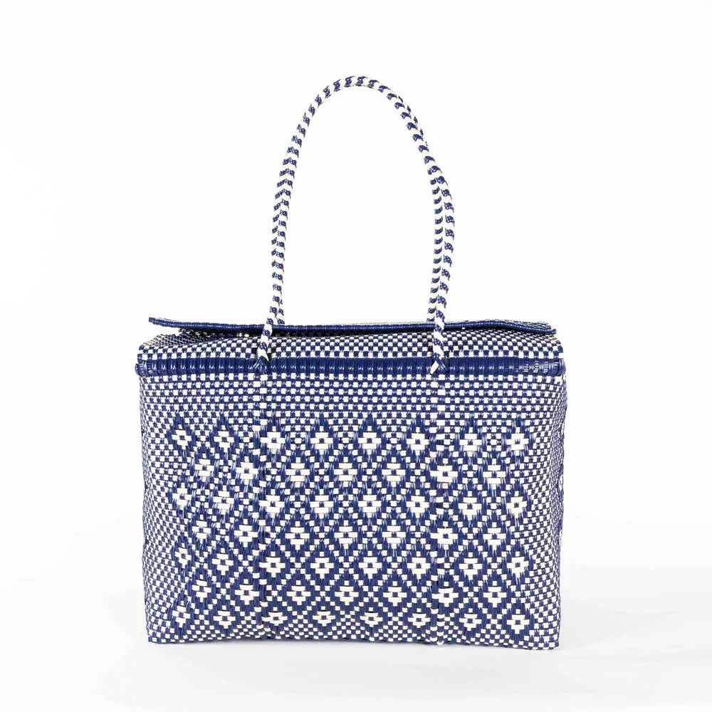 BAHIA - PALOMA Blue Large Carryall Basket