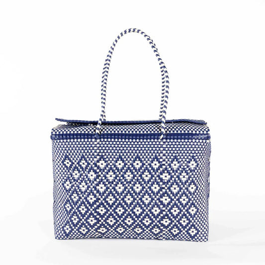 BAHIA - PALOMA Blue Large Carryall Basket
