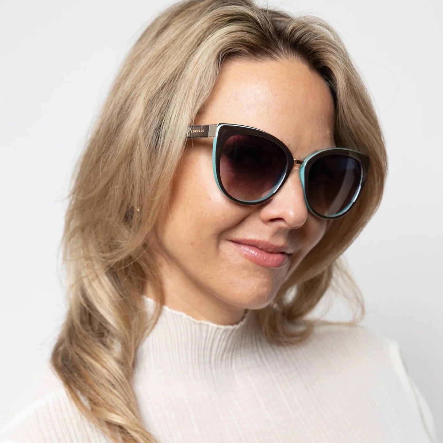 Paris - Black & Blue Sunglasses