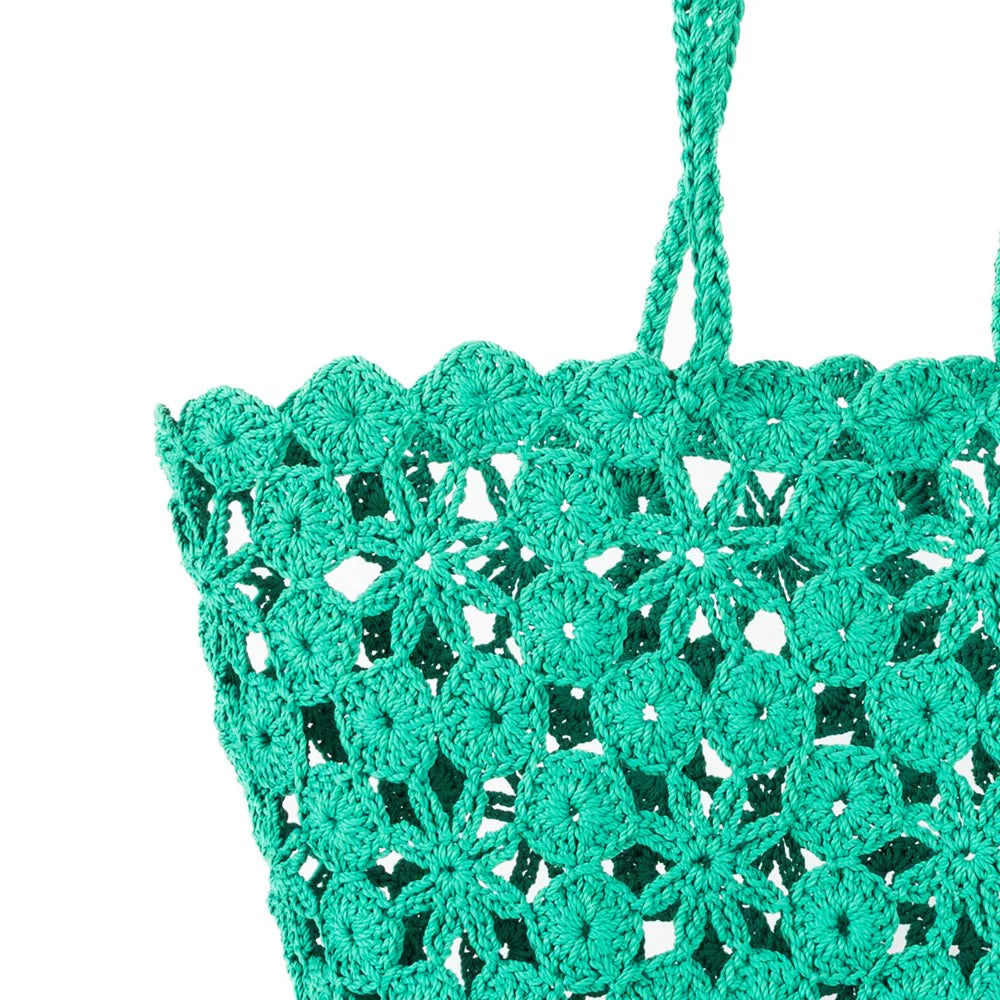 JANE Emerald - Crochet Basket