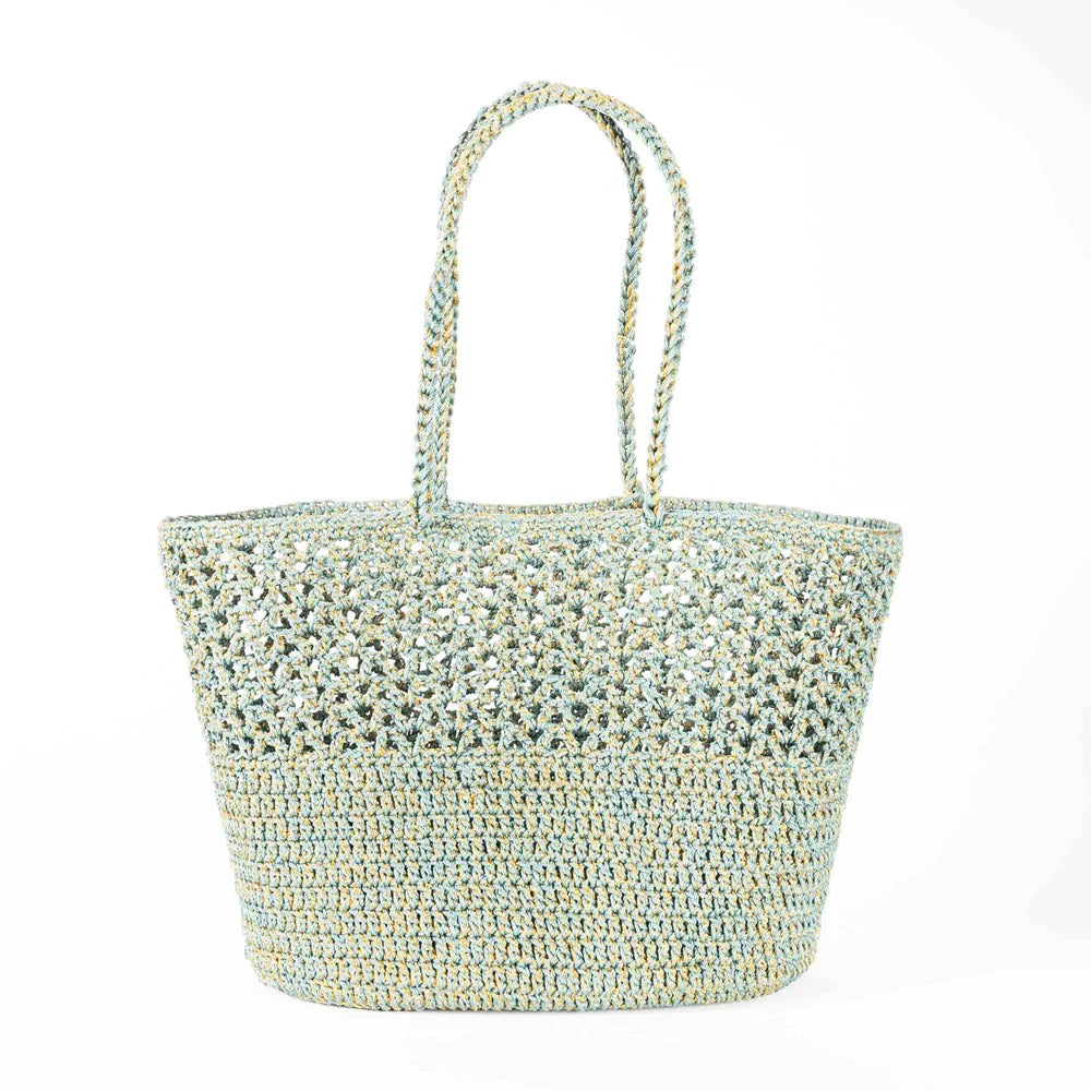 ROMY Lagoon Gold- Crochet Basket