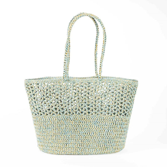 ROMY Lagoon Gold- Crochet Basket