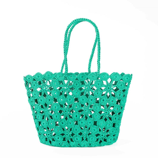JANE Emerald - Crochet Basket