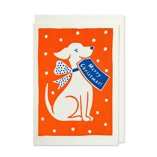 Christmas Dog Greeting Card