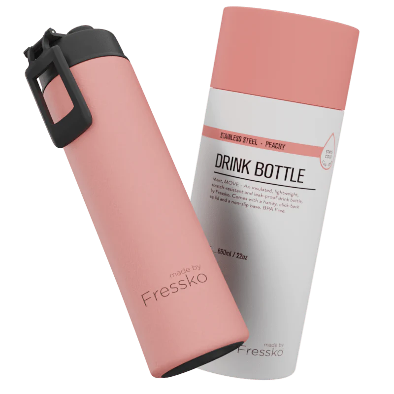 Move 660ml Sip Flask Peachy