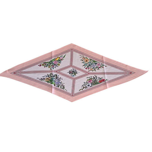 Floral Garden Satin Scarf