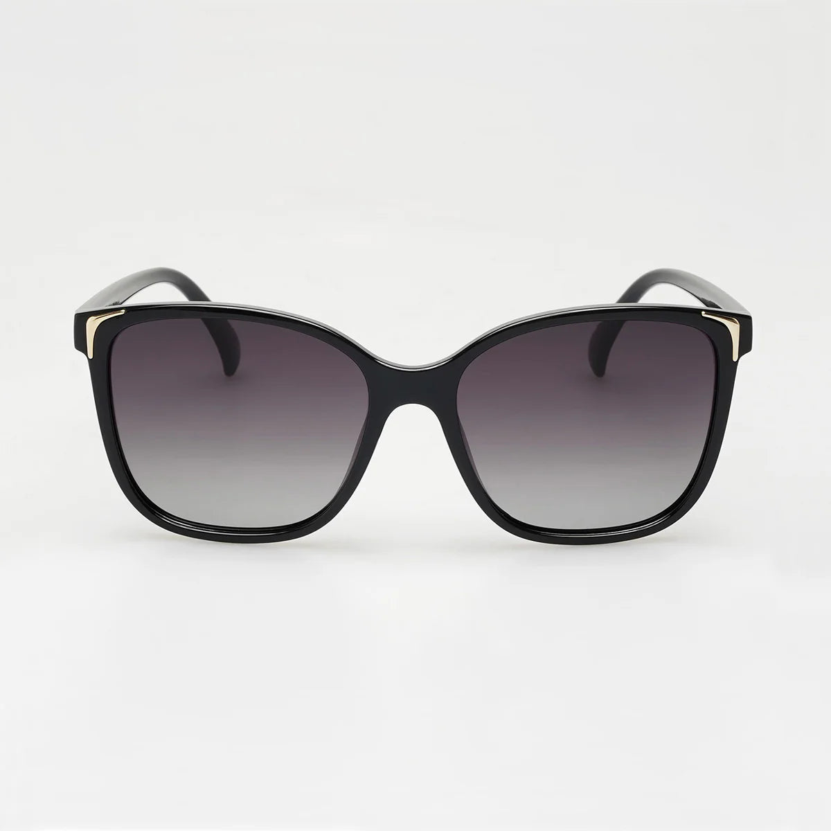 Leticia II - Black Shimmer Sunglasses