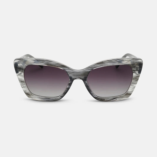 Layla - Grey Mosaic Smoke Sunglasses