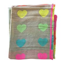 Rainbow Heart Scarf