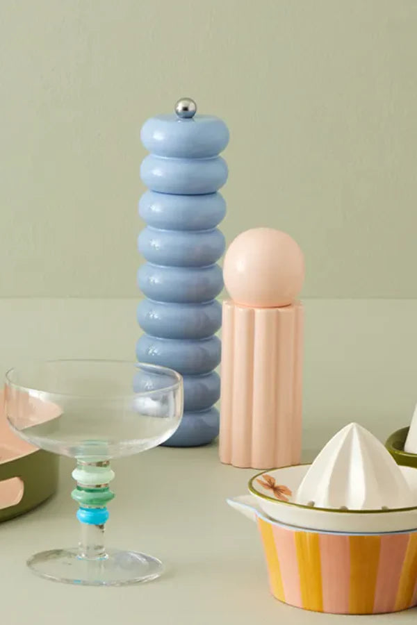 Delphi Wood Salt & Pepper Grinder in Denim