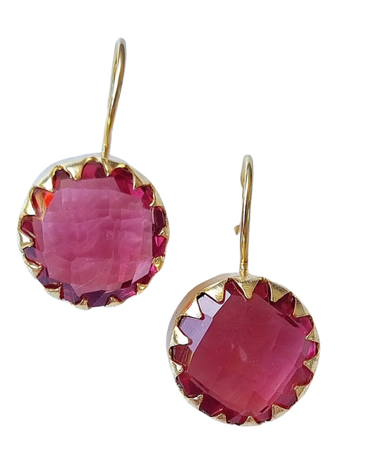 Astra Gem Earring Pink