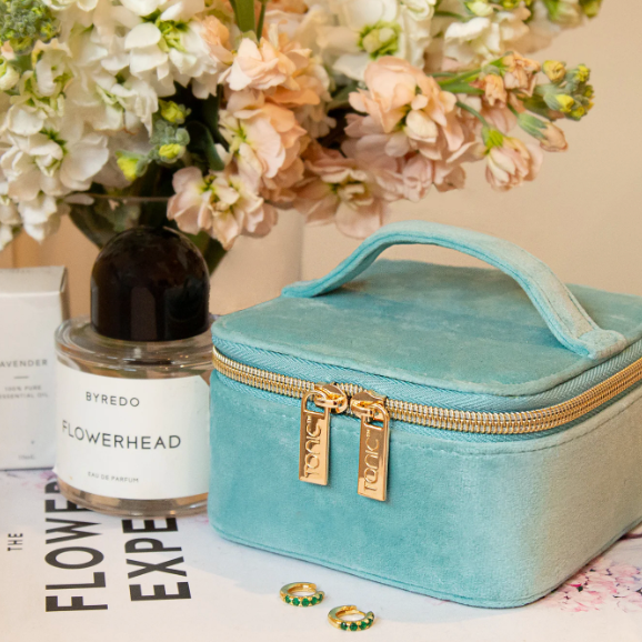 Jewellery Cube - Luxe Velvet Seafoam