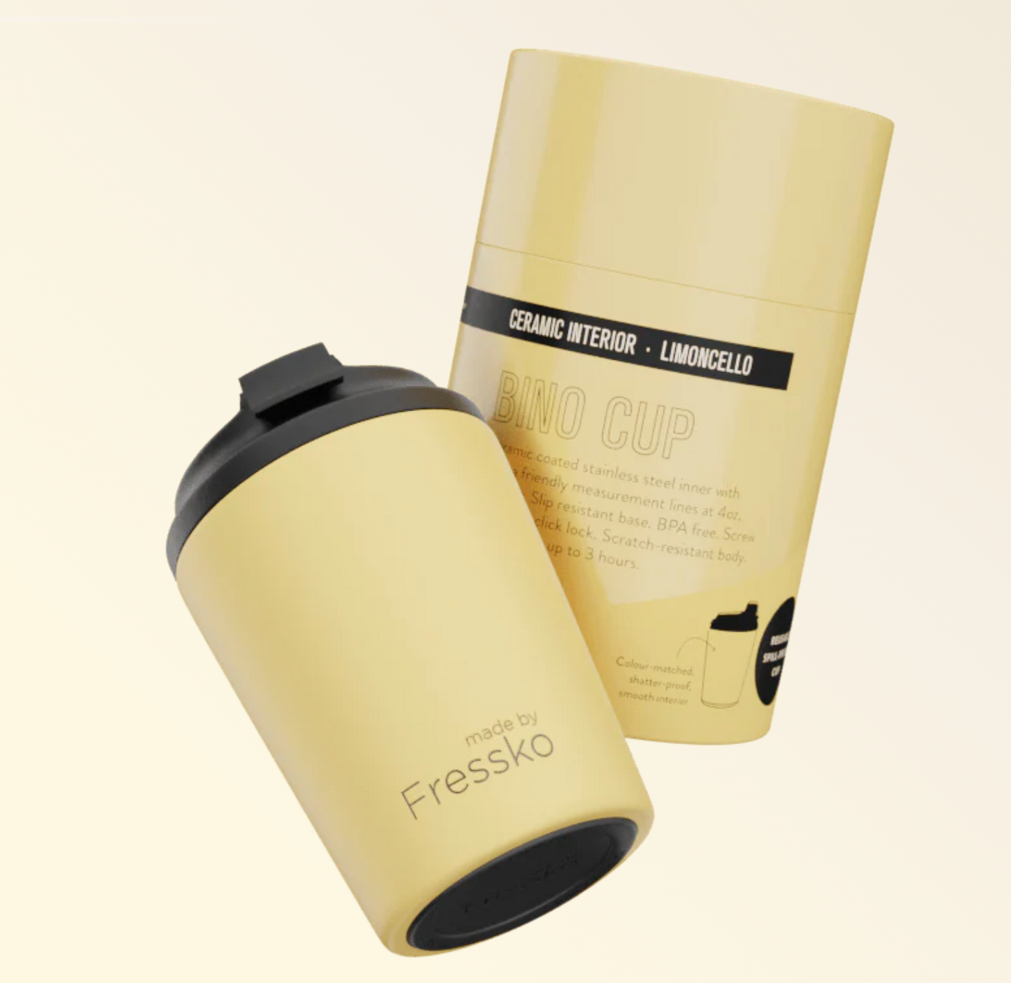 Ceramic Bino 8oz Lemoncello
