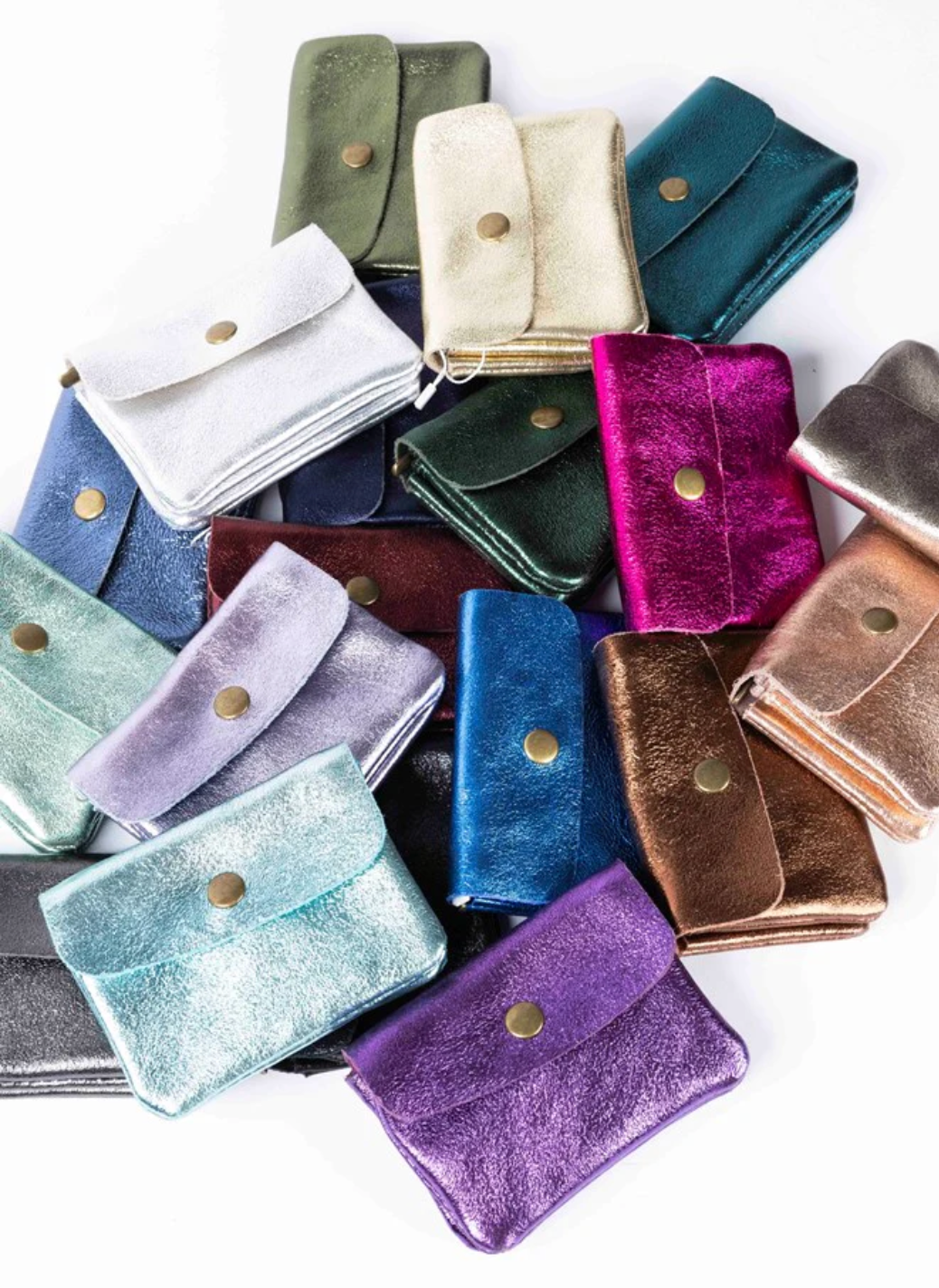 Coin Purse Metallic Champagne