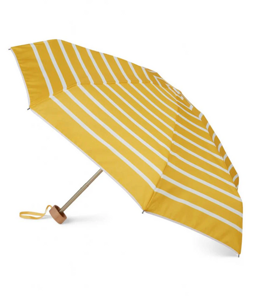 Micro Umbrella Yellow with White Stripes Gabin