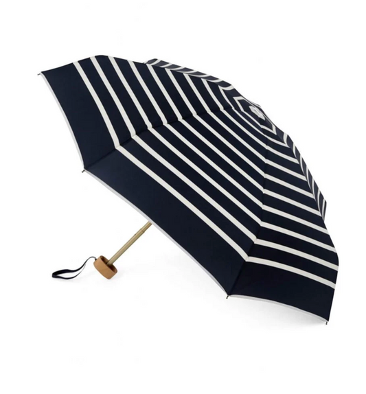 Micro Umbrella Navy White Stripes Pablo