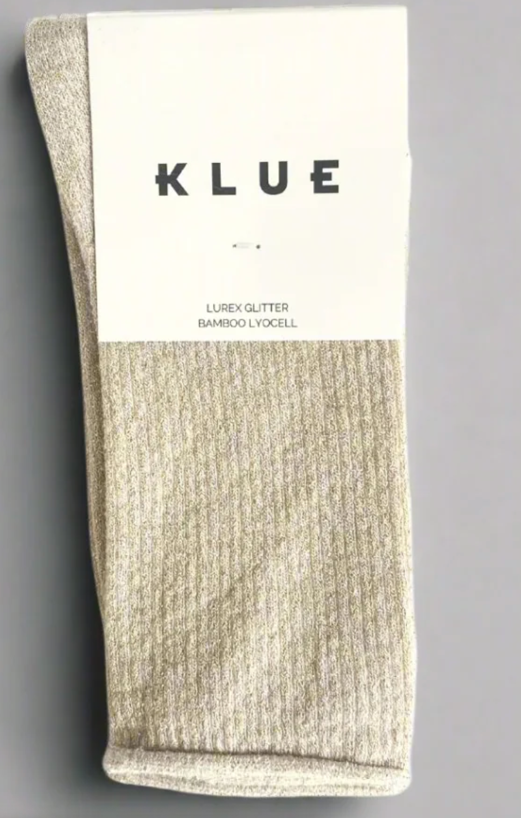 Glitter Lurex Socks Gold