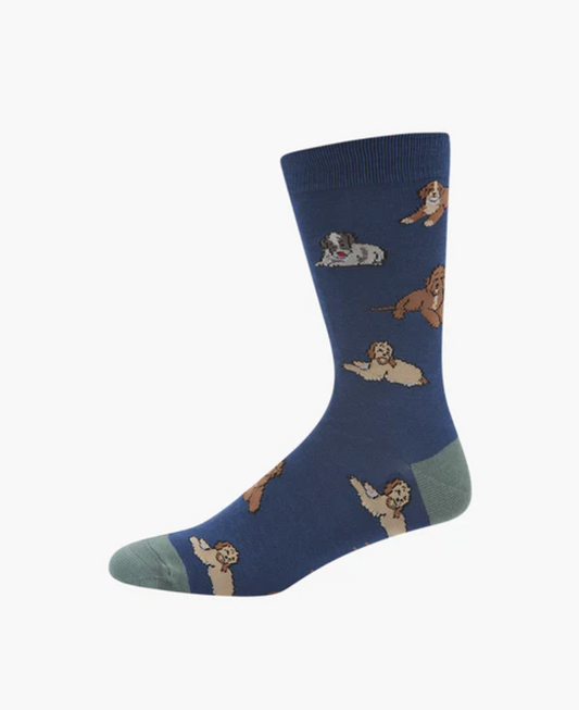 Mens Cavoodles Bamboo Sock