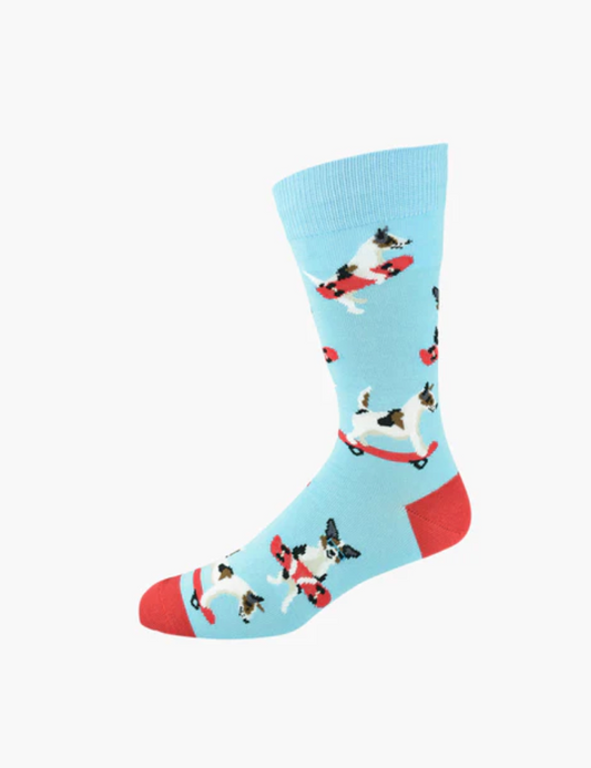 Mens Jack Russell Bamboo Sock