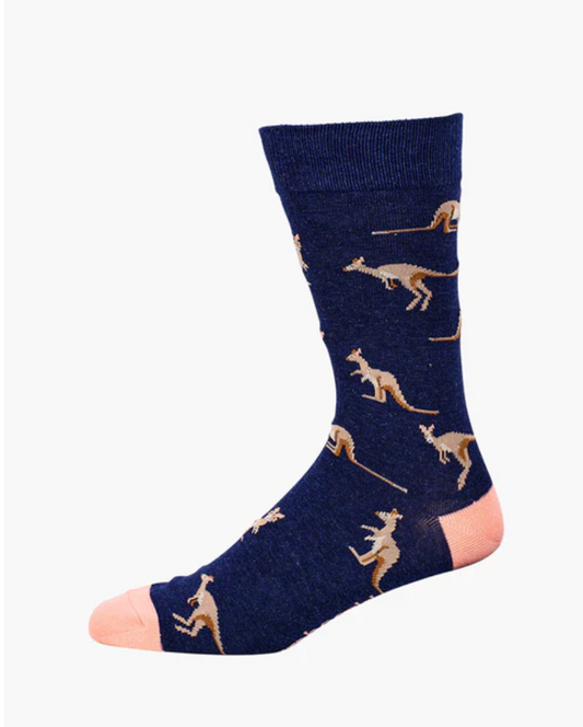 Mens Kangaroo Bamboo Sock