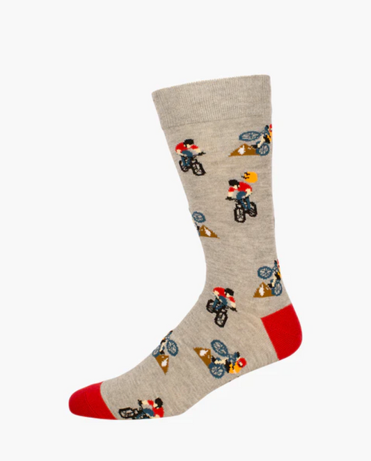 Mens Mountain Bike Bamboo Sock