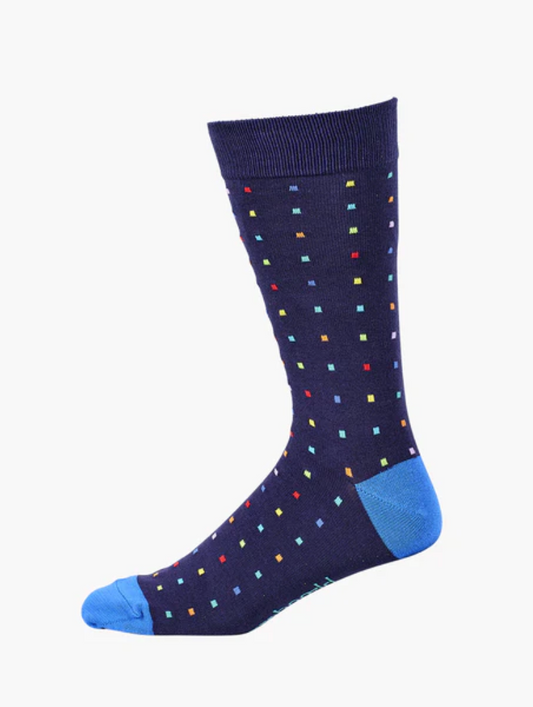 Mens Square Bamboo Sock