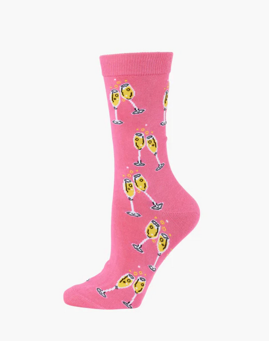 Womens Champers Bamboo Sock