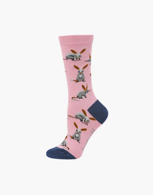 Womens Bilby Burrows Bamboo Sock