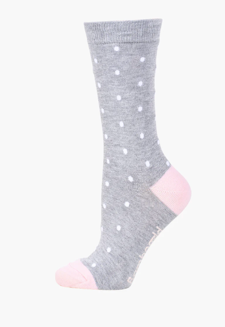 Womens Dotty Bamboo Sock
