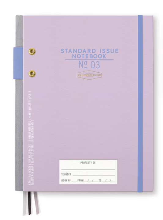 Standard Issue Planner Notebook - Lavender & Periwinkle