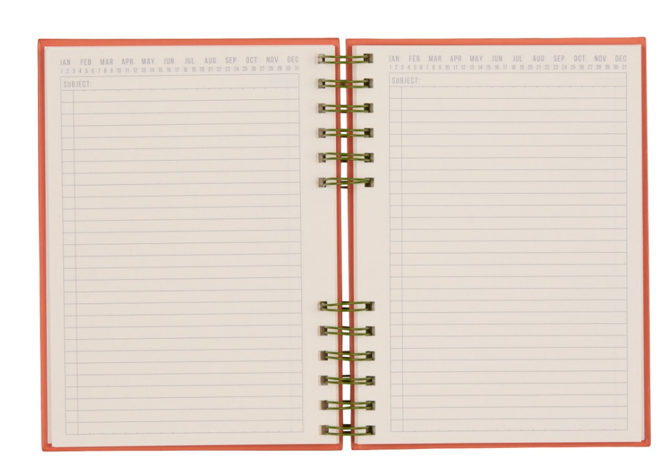Standard Issue Planner Notebook No. 12 - Army Green + Chili