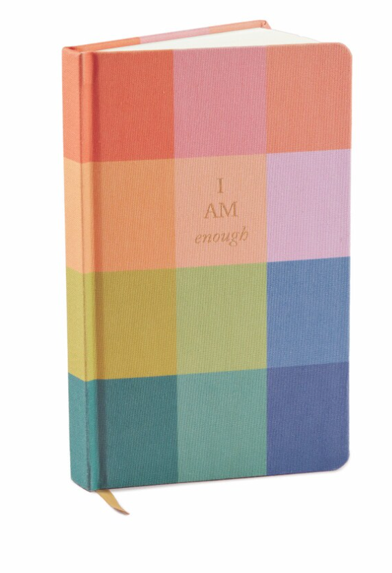 Bookcloth Journal Rainbow Check