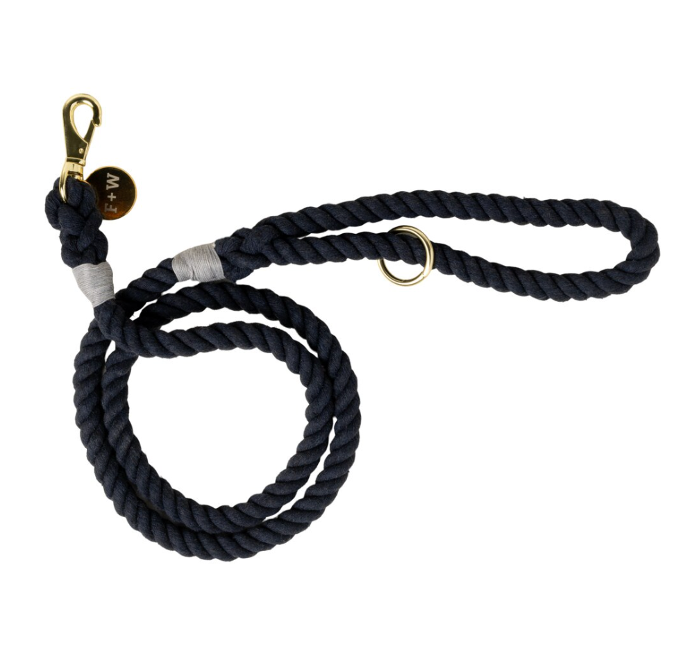 Rope Leash Blue