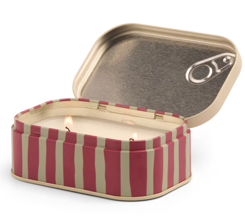 Bistro Lemon Printed Tin Candle - Meyer Lemon