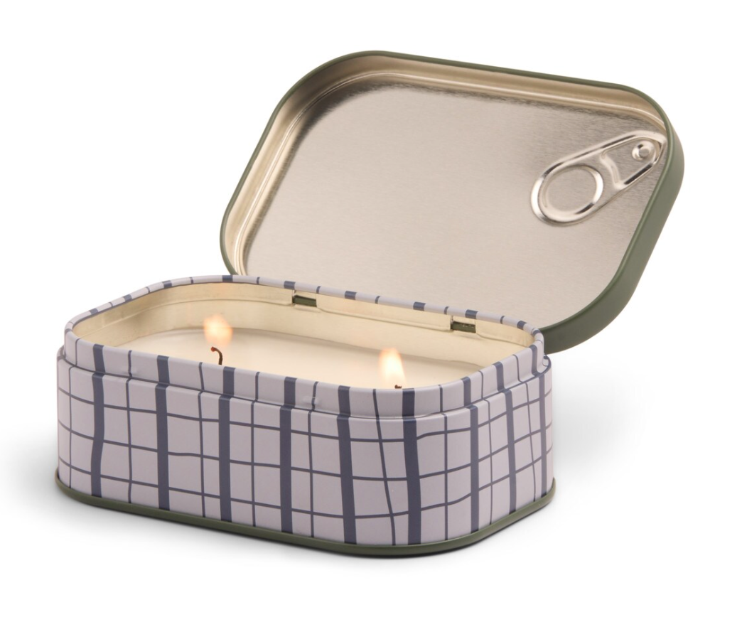 Bistro Olive Printed Tin Candle - Fig & Olive