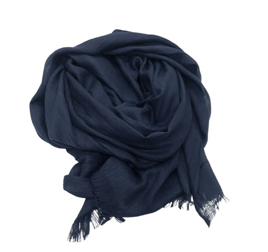 Beauty in Bamboo Scarf Navy