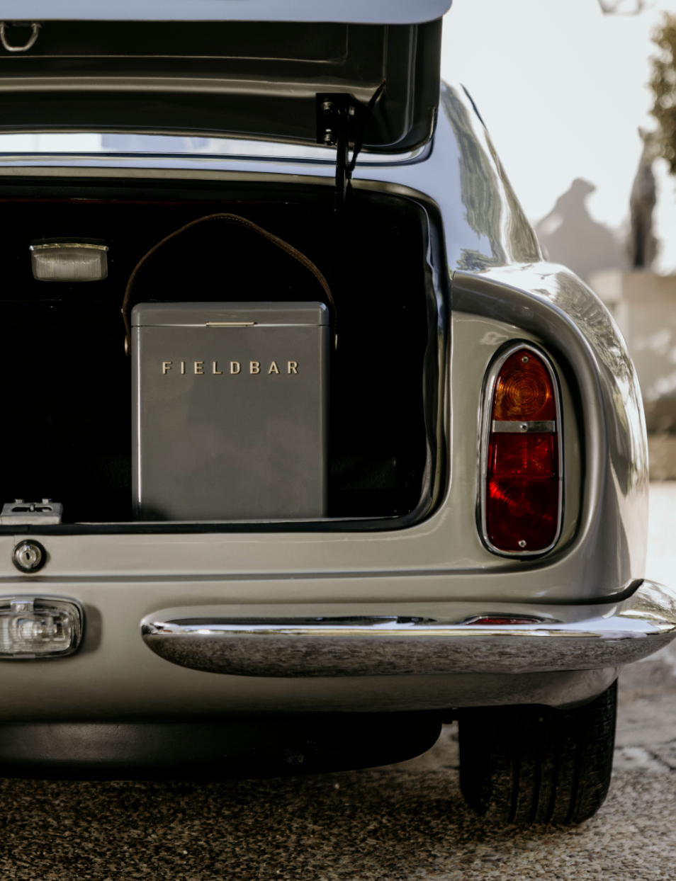 Drinks Box in Oyster Grey