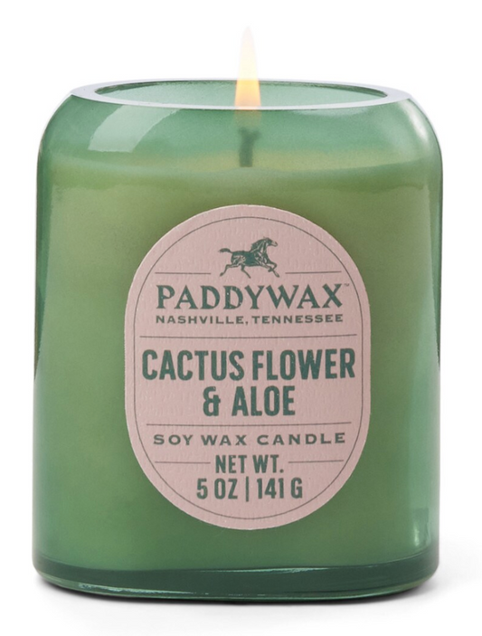 Vista 5 Glass Candle 142g - Cactus Flower & Aloe