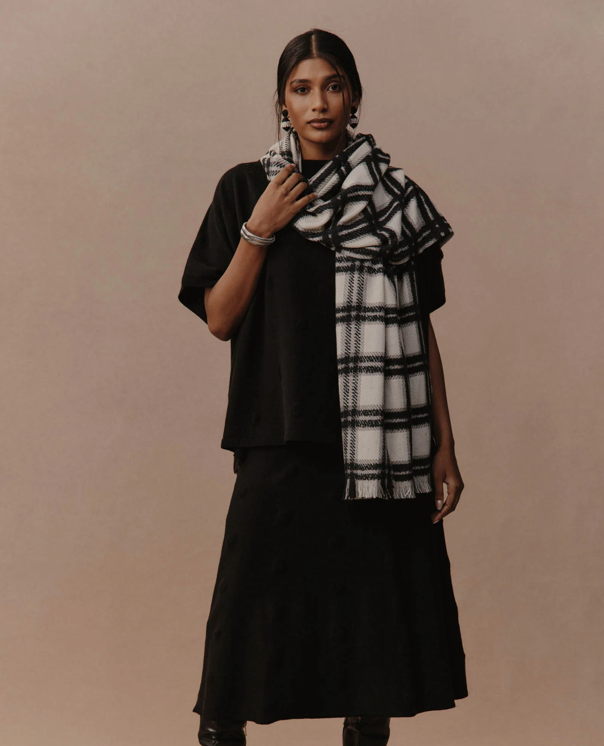 Aman Scarf - Ecru