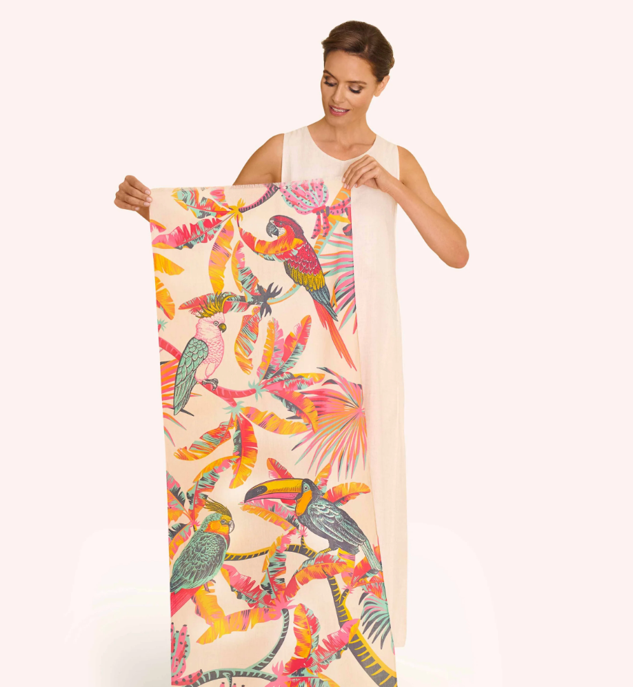 Tropical Paradise Cotton Scarf