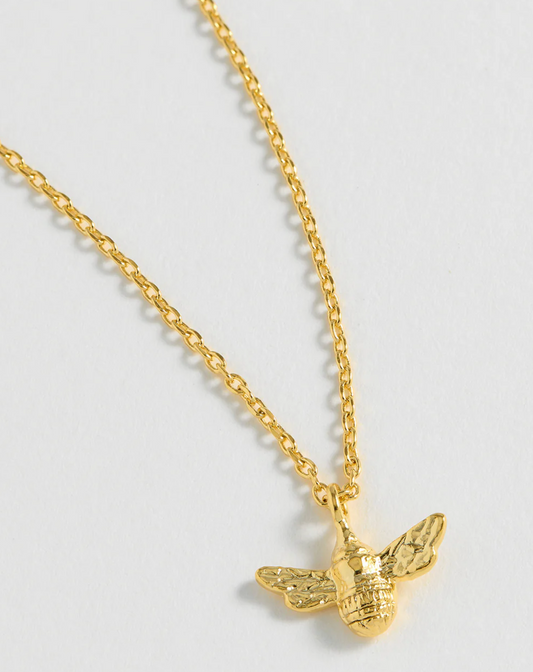 Gold Plated Bee Necklace