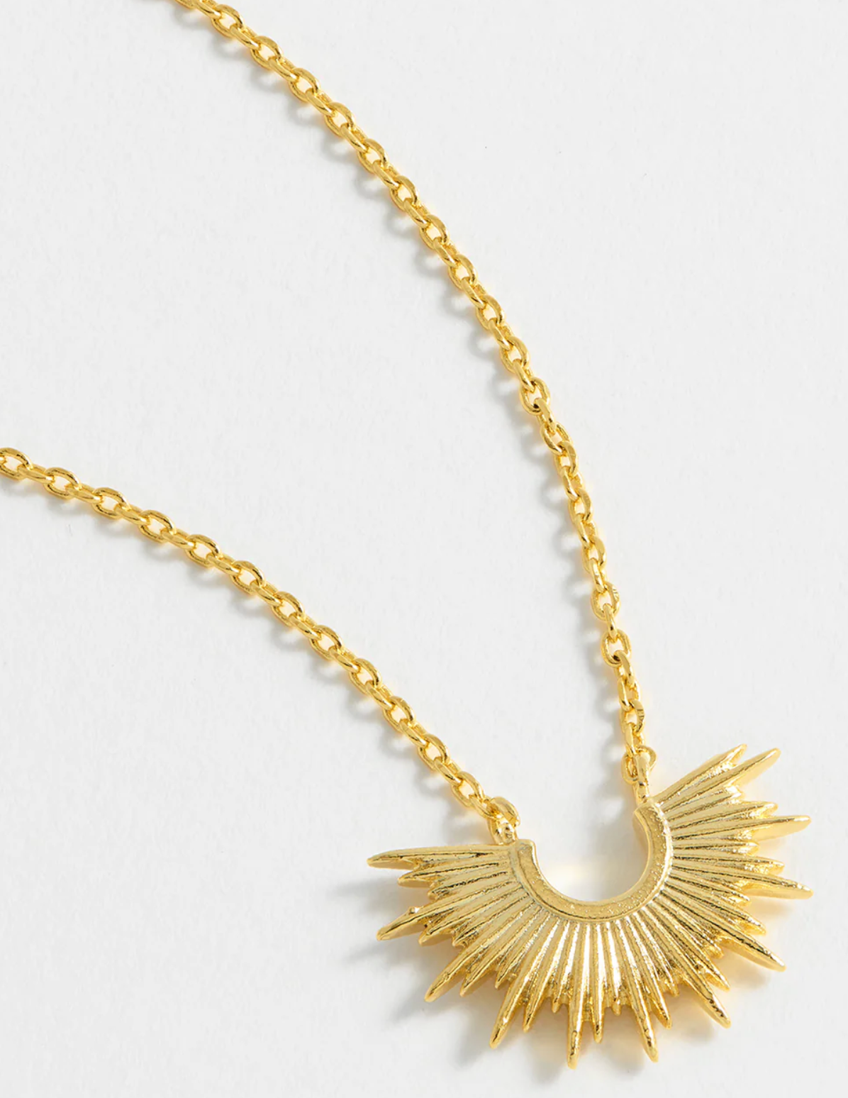 Half Sunburst Necklace