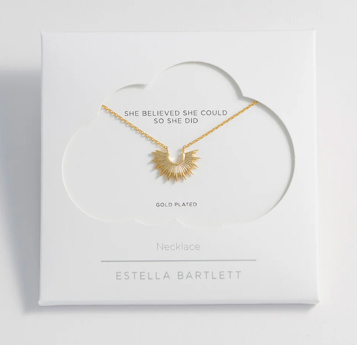 Half Sunburst Necklace