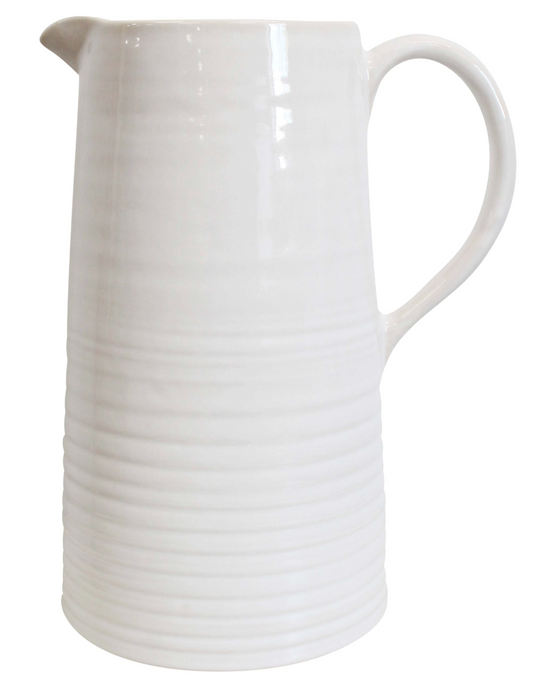 White Textured Jug Grande