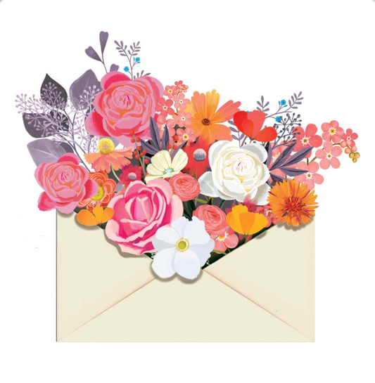 Summer Floral Envelope - Deb Hudson