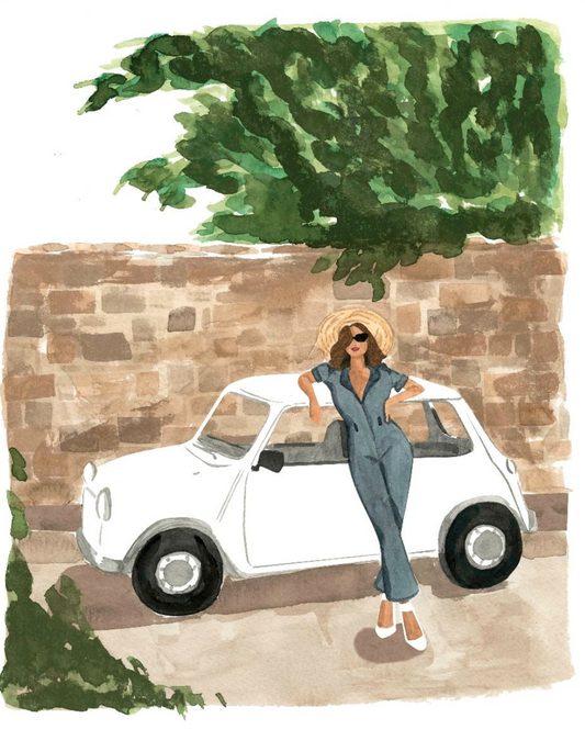 Fiat & Girl - Sabina fenn