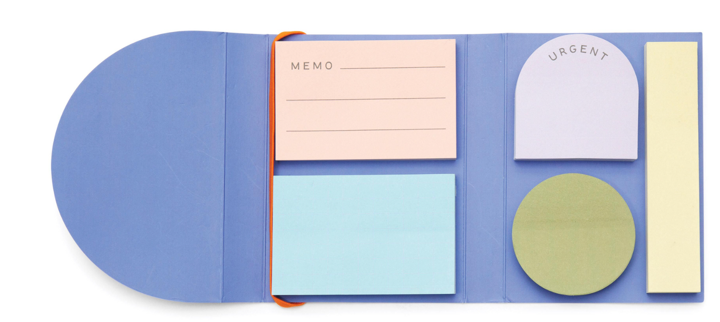 Inkerie Sticky Notes 5pcs Set Multi-Coloured