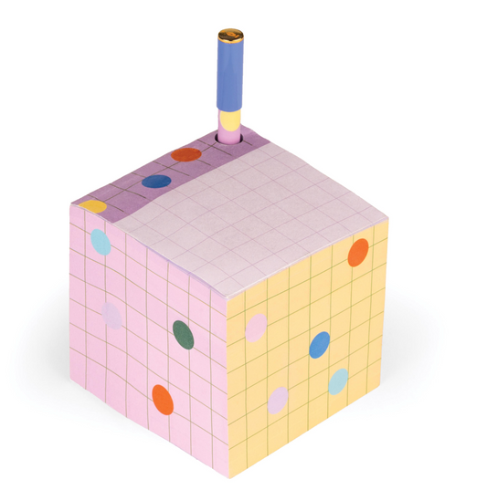 Inkerie Pen Holder Sticky Note Block Multi-Coloured