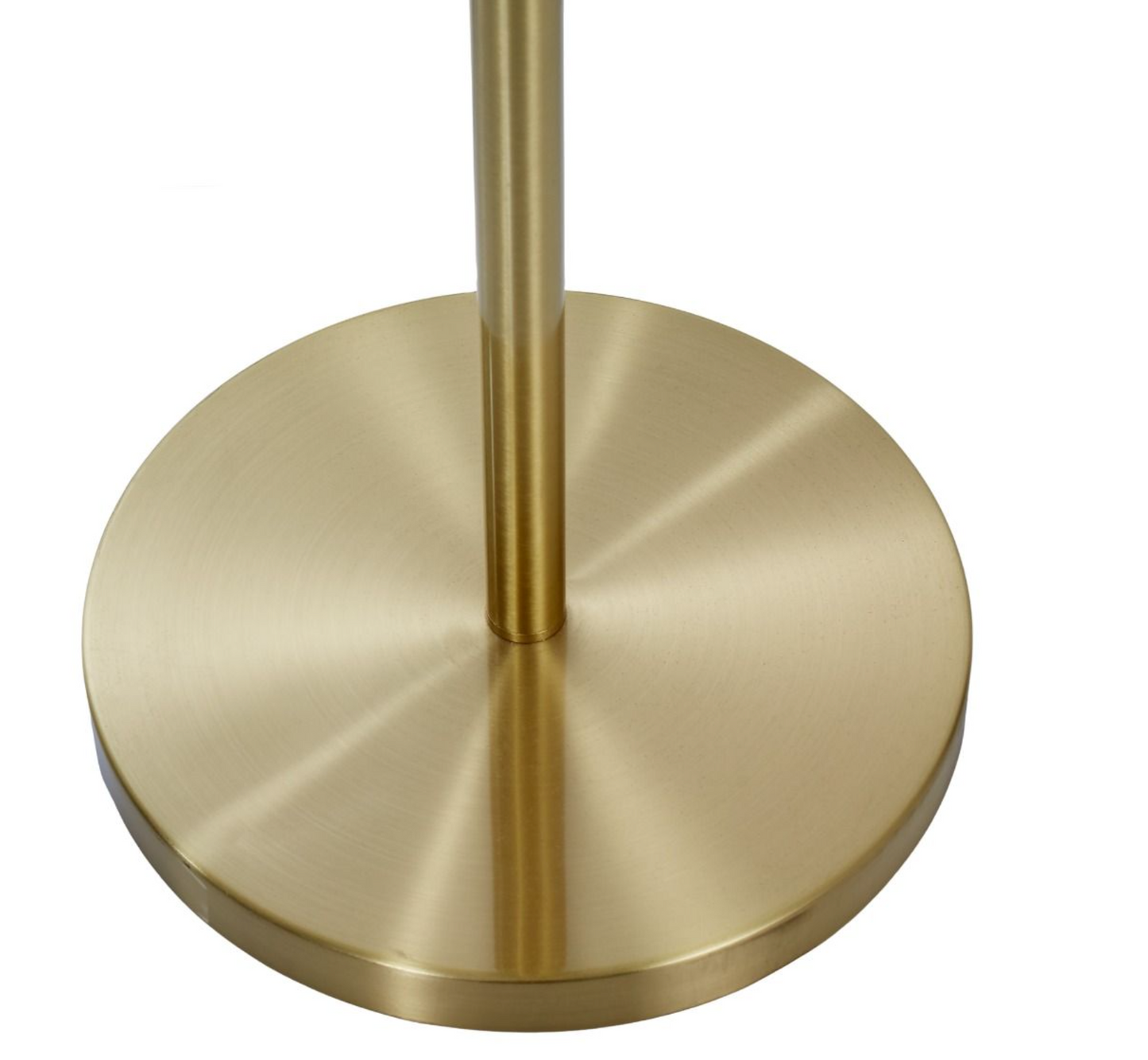 Amilla Floor Lamp Brushed Gold & Clear