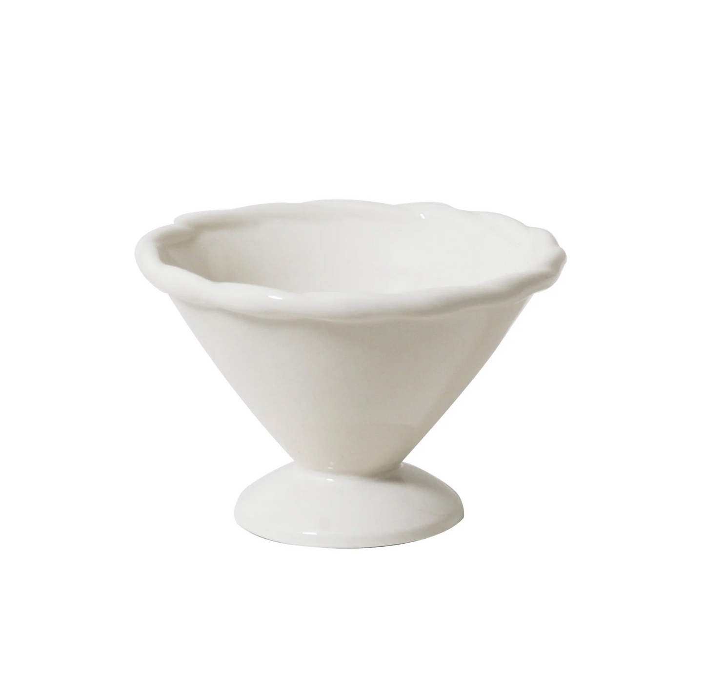 Knot Elevated Condiment Bowl Set of 3 in Vanilla